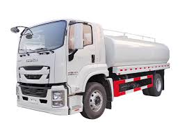 Empty water truck